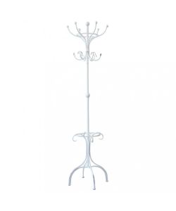 Cosma Appendiabiti in Ferro Bianco 48x42x191,5 cm Moderno