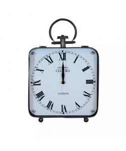 Cosma Orologio Da Appoggio Nathan Bianco Vintage 25,5x7,5x38,5 cm
