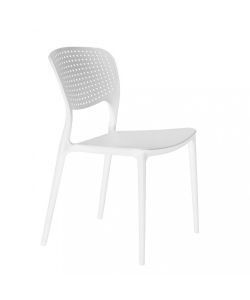 Cosma Sedia Mets Bianca in Polipropilene per Interno ed Esterno 56x46x80