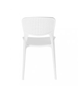 Cosma Sedia Mets Bianca in Polipropilene per Interno ed Esterno 56x46x80