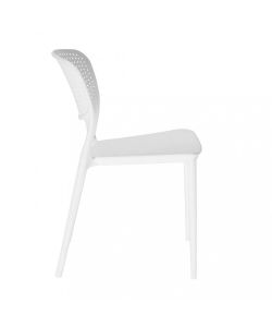 Cosma Sedia Mets Bianca in Polipropilene per Interno ed Esterno 56x46x80