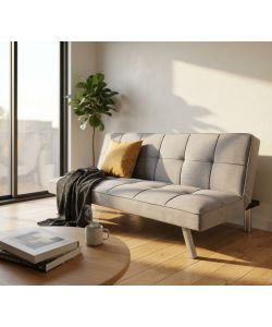 Cosma Divano Letto Aaron Grigio Melange 178x80x71 cm Moderno