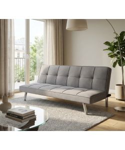 Cosma Divano Letto Aaron Grigio Melange 178x80x71 cm Moderno