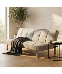 Cosma Divano Letto Aaron Grigio Chiaro Melange 178x80x71 cm Moderno