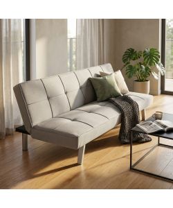 Cosma Divano Letto Aaron Grigio Chiaro Melange 178x80x71 cm Moderno