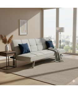 Cosma Divano Letto Aaron Grigio Chiaro Melange 178x80x71 cm Moderno