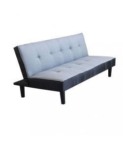 Cosma Divano Letto Grigio Melange Tessuto Metallo 180x86x78 cm