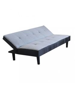 Cosma Divano Letto Grigio Melange Tessuto Metallo 180x86x78 cm