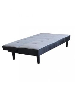 Cosma Divano Letto Grigio Melange Tessuto Metallo 180x86x78 cm