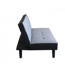 Cosma Divano Letto Grigio Melange Tessuto Metallo 180x86x78 cm