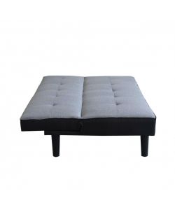 Cosma Divano Letto Grigio Melange Tessuto Metallo 180x86x78 cm