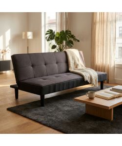 Cosma Divano Letto Alvin Antracite Melange 180x86x78 cm Moderno