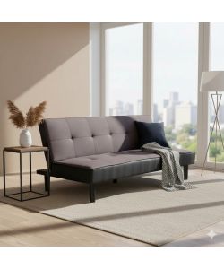 Cosma Divano Letto Alvin Antracite Melange 180x86x78 cm Moderno