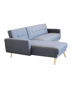 Cosma Divano Letto Arthur Grigio Scuro Moderno in Metallo e Legno