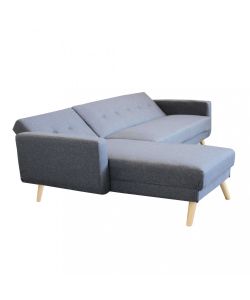 Cosma Divano Letto Arthur Grigio Scuro Moderno in Metallo e Legno