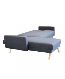 Cosma Divano Letto Arthur Grigio Scuro Moderno in Metallo e Legno