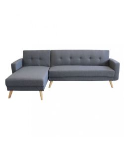 Cosma Divano Letto Arthur Grigio Scuro Moderno in Metallo e Legno