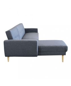 Cosma Divano Letto Arthur Grigio Scuro Moderno in Metallo e Legno