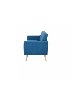 Cosma Divano 3 Posti Burton Blu 193x79x86 cm Tessuto Moderno Soggiorno