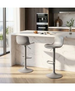 Cosma Sgabello Innsbruck Grigi Plastica Metallo 44x45x81 cm