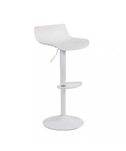 Cosma Sgabello Merano Bianco in Plastica cm 43x44x75/96 h Moderno