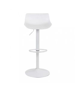 Cosma Sgabello Merano Bianco in Plastica cm 43x44x75/96 h Moderno