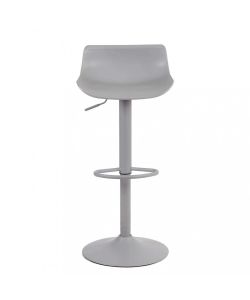 Cosma Sgabello Merano Grigio in Plastica 43x44x75/96 cm Moderno