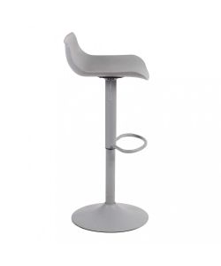 Cosma Sgabello Merano Grigio in Plastica 43x44x75/96 cm Moderno
