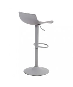 Cosma Sgabello Merano Grigio in Plastica 43x44x75/96 cm Moderno