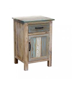 Cosma Mobile Reynold Comodino Multicolor con Cassetto 45x40x68h