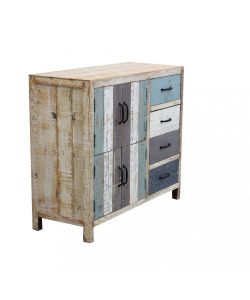 Cosma Mobile Edison - Credenza Ingresso Legno Multicolor 100x40x86