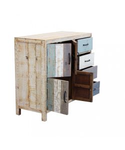 Cosma Mobile Edison - Credenza Ingresso Legno Multicolor 100x40x86
