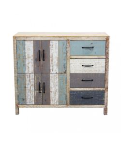 Cosma Mobile Edison - Credenza Ingresso Legno Multicolor 100x40x86