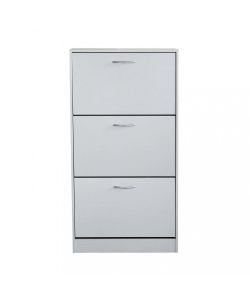 Cosma Scarpiera Vicky Bianco 3 Ante in Legno 60x24x115 cm Salvaspazio