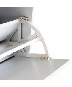 Cosma Scarpiera Vicky Bianco 3 Ante in Legno 60x24x115 cm Salvaspazio