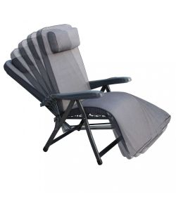 Cosma Poltrona Paradiso Automatica Grigia 155x60x60 cm Sdraio Giardino