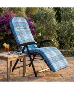 Cosma Sdraio Rodi Automatica Blu Azzurro Scozzese 155x60cm