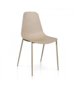 Cosma Sedia Beige Scuro 992 - Sedia moderna per interni - Design elegante
