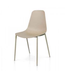 Cosma Sedia Beige Scuro 992 - Sedia moderna per interni - Design elegante