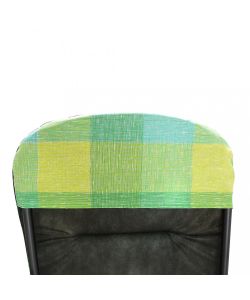 Cosma Sdraio Cipro Carrello Giallo Scozzese in Tessuto Multicolor 155x60cm