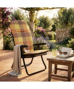 Cosma Sdraio Cipro Carrello Multicolor 155x60x60cm Acciaio Tessuto