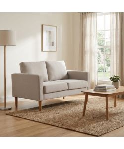 Cosma Divano 2 Posti Ramsey Beige in Tessuto 137x73x82 cm