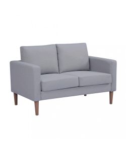 Cosma Divano 2 Posti Ramsey Grigio Chiaro in Tessuto 137x73x82 cm