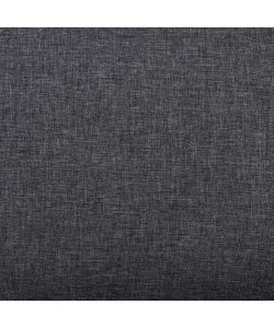 Cosma Divano 3 Posti in Tessuto Grigio Scuro 180x73x82 cm per Soggiorno