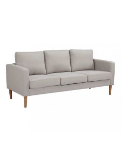 Cosma Divano 3 Posti Beige in Tessuto 180x73x82 cm per Soggiorno