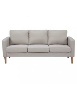 Cosma Divano 3 Posti Beige in Tessuto 180x73x82 cm per Soggiorno