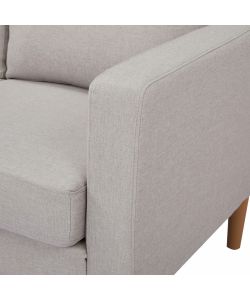 Cosma Divano 3 Posti Beige in Tessuto 180x73x82 cm per Soggiorno