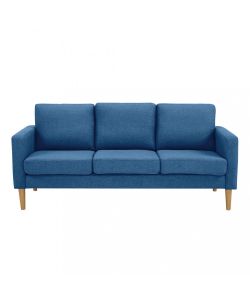 Cosma Divano 3 Posti Ramsey Blu in Tessuto 180x73x82 cm Moderno