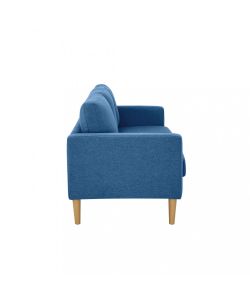 Cosma Divano 3 Posti Ramsey Blu in Tessuto 180x73x82 cm Moderno