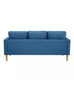Cosma Divano 3 Posti Ramsey Blu in Tessuto 180x73x82 cm Moderno